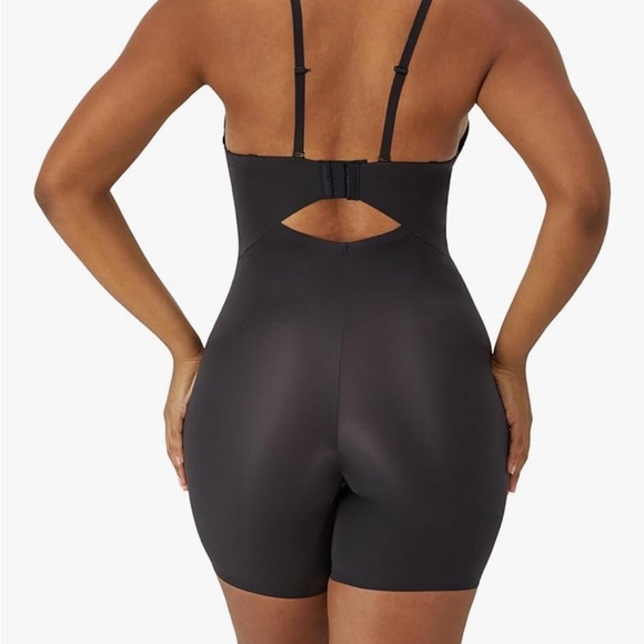 Maidenform Black Firm Control Bodysuit all in one cool comfort firm shapes XXL - Picture 2 of 16
